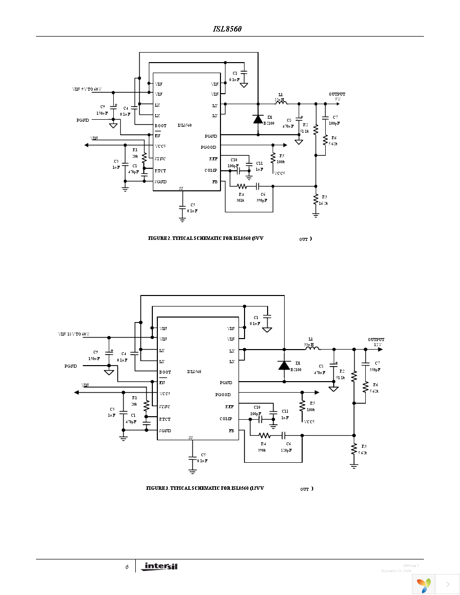 ISL8560IRZ-T Page 6