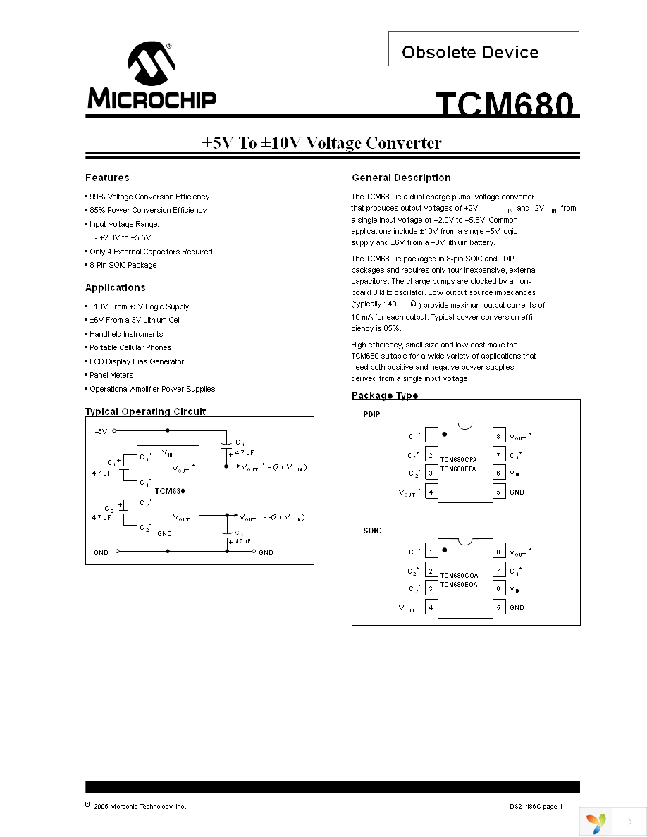 TCM680COA Page 1