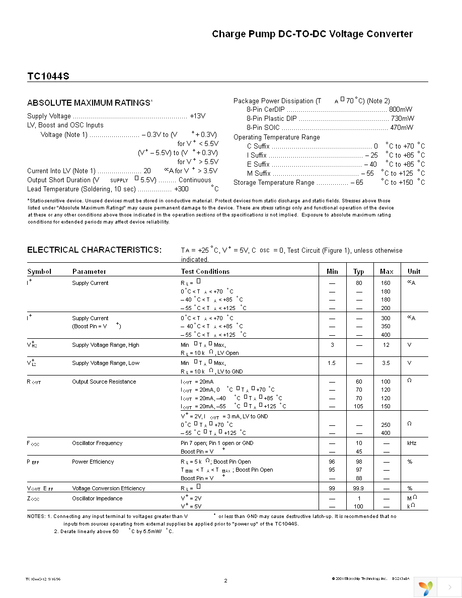 TC1044SMJA Page 2