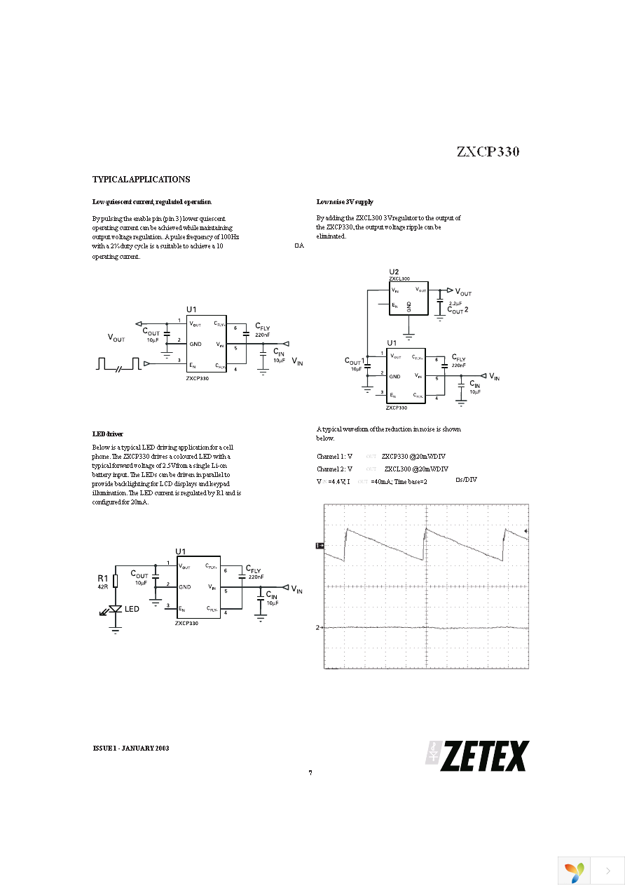 ZXCP330E6TA Page 7