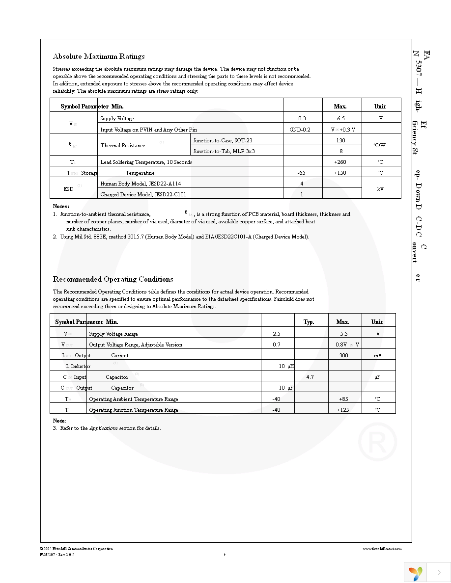 FAN5307S18X Page 4