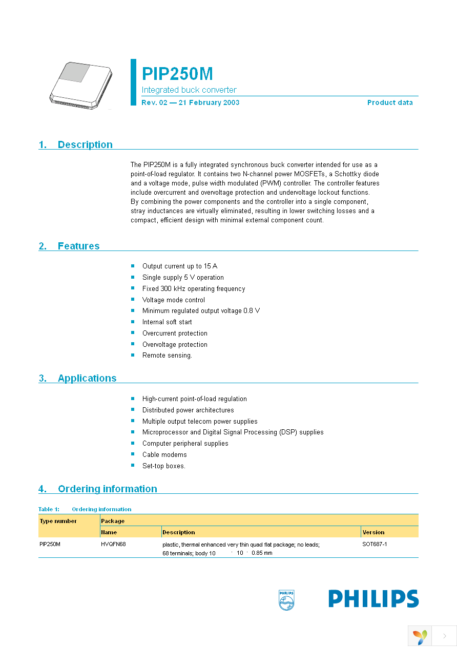 PIP250M,518 Page 1