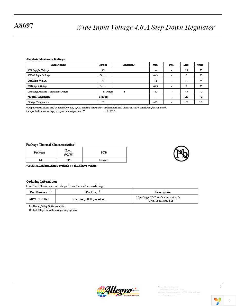 A8697ELJTR-T Page 3