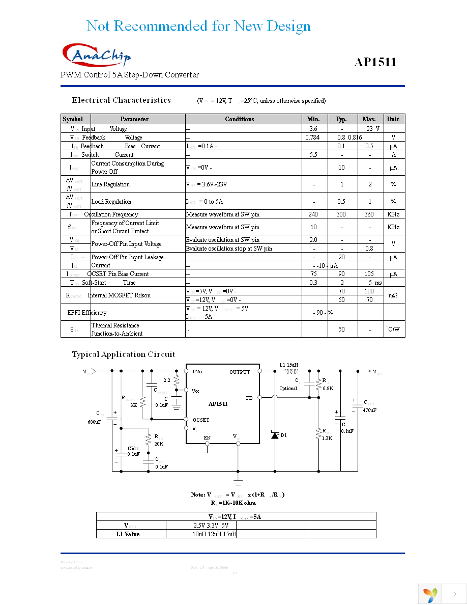 AP1511SL-13 Page 3