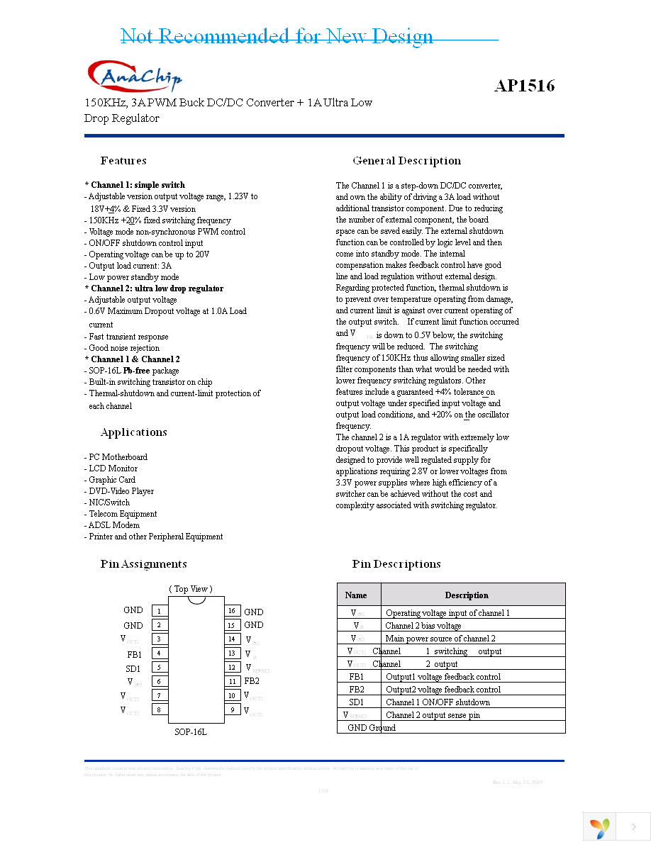 AP1516-SL-A Page 1