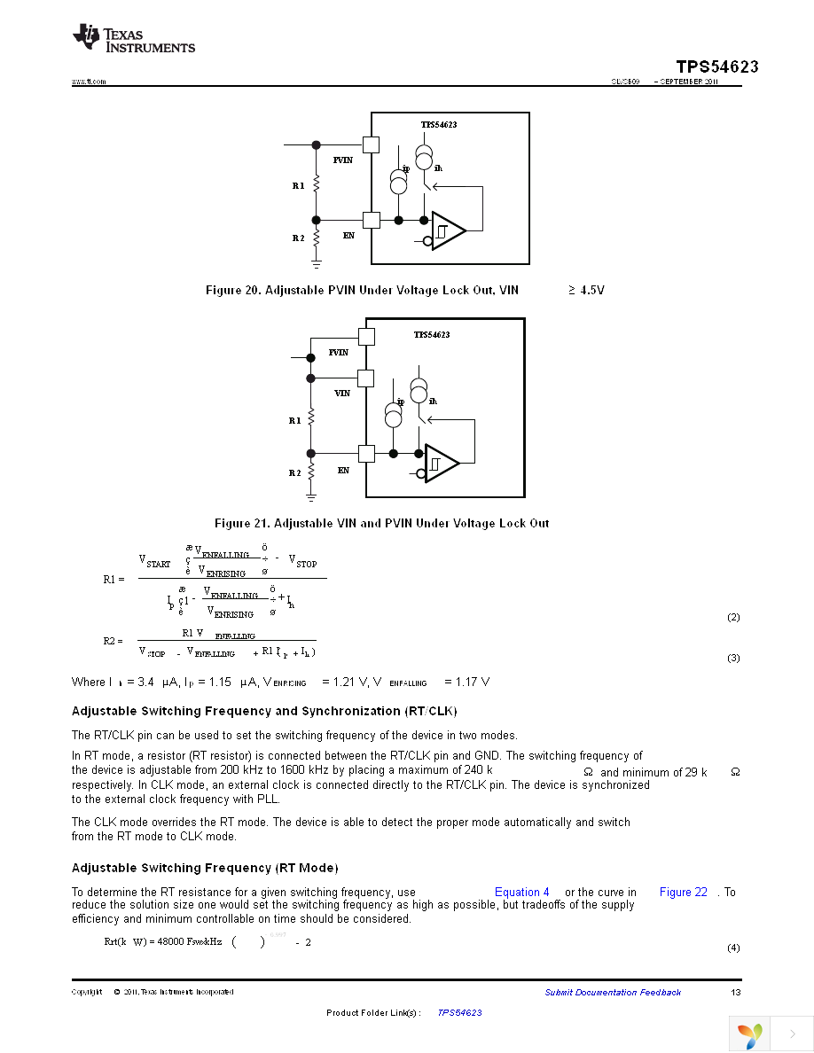 TPS54623RHLT Page 13