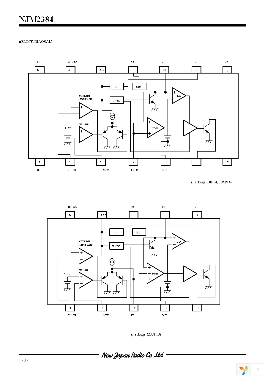 NJM2384D Page 2