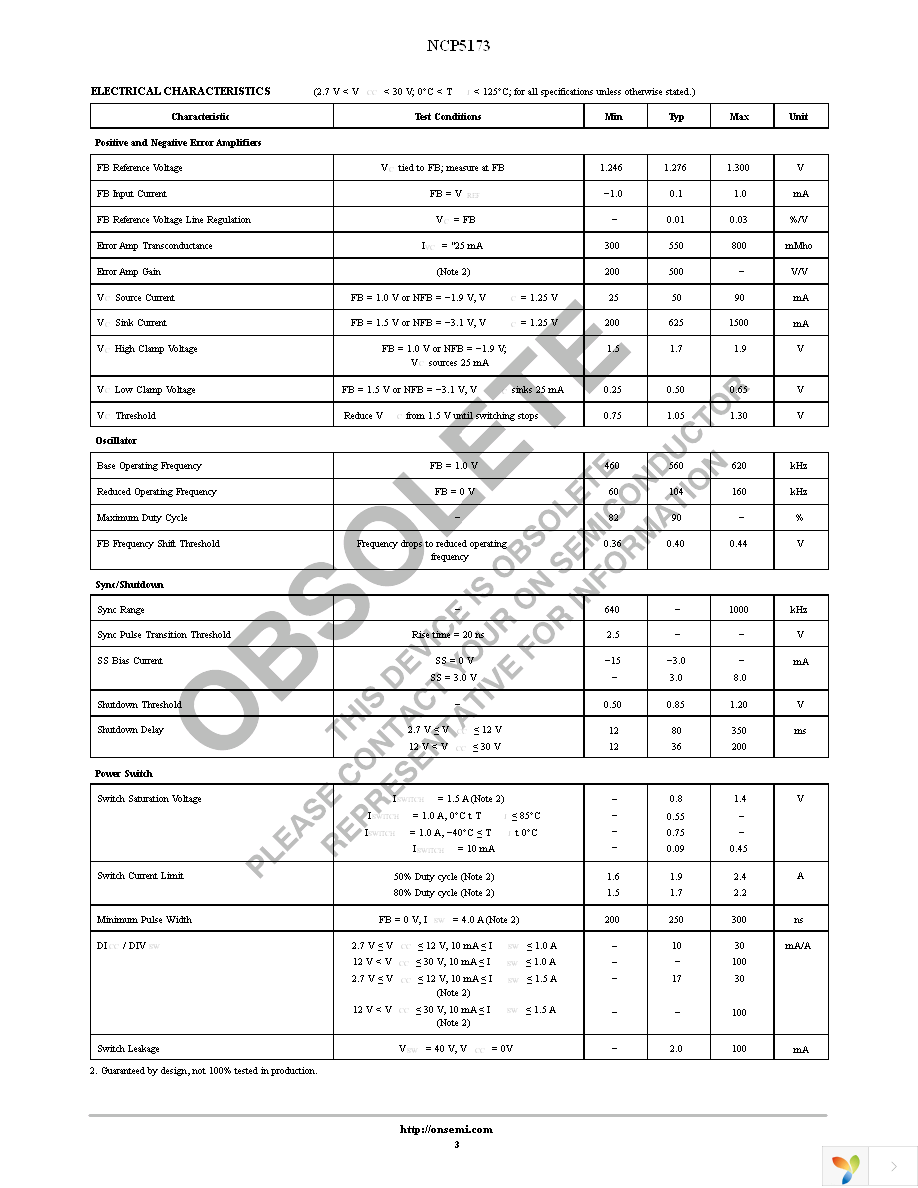 NCP5173MNR2 Page 3