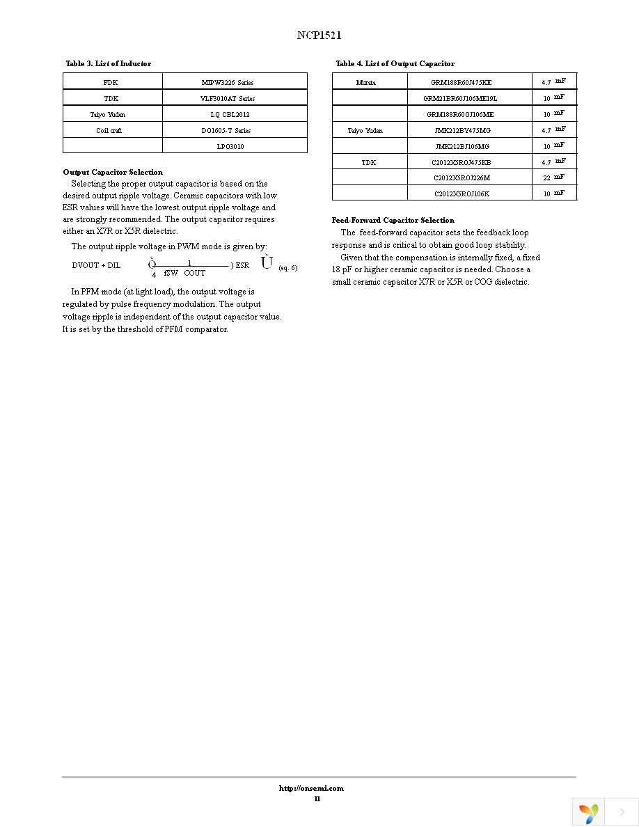 NCP1521ASNT1G Page 11