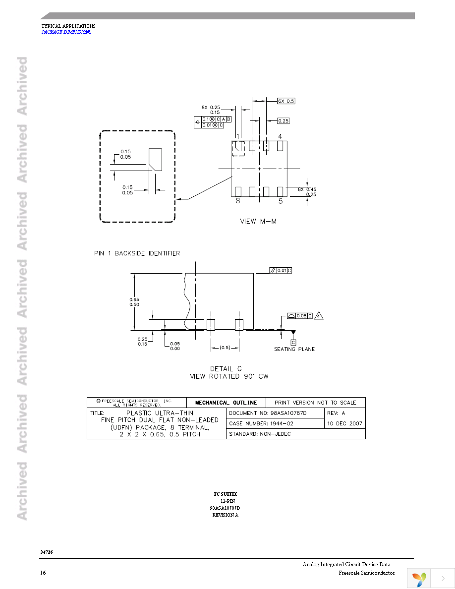 MC34726BFCR2 Page 16