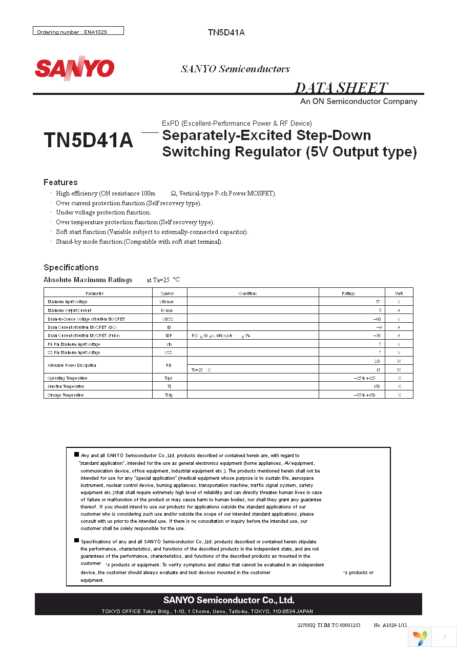 TN5D41A-HB11-E Page 1