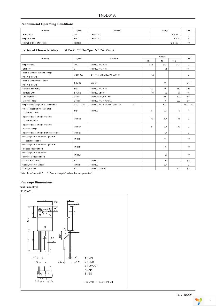 TN5D61A-HB11-E Page 2