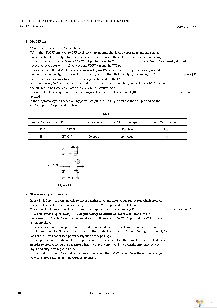 S-812C33AMC-C2NT2G Page 18