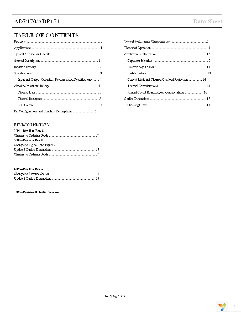 ADP171AUJZ-R7 Page 2