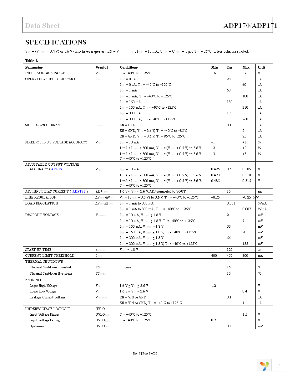 ADP171AUJZ-R7 Page 3