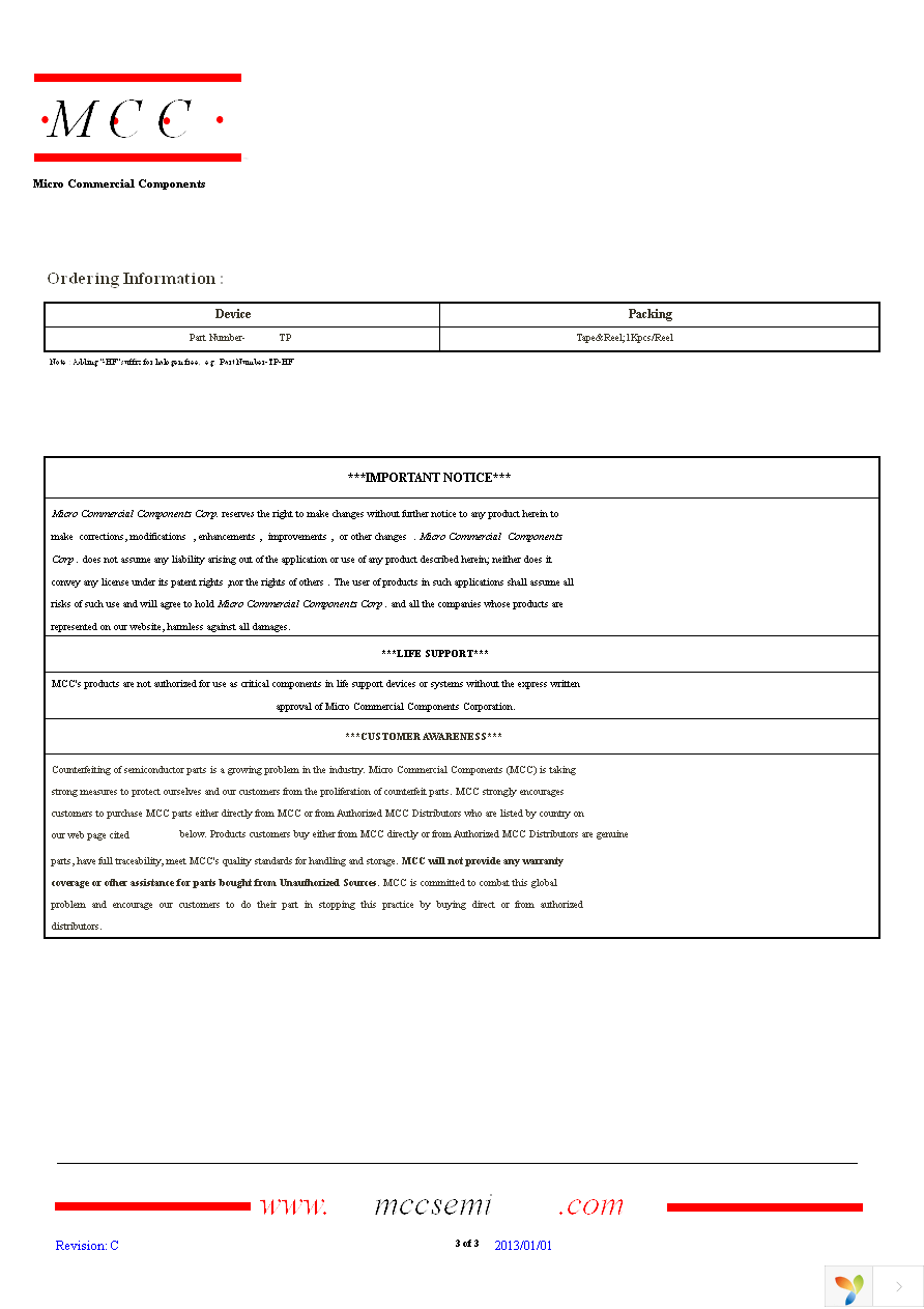 MC78L05F-TP Page 3