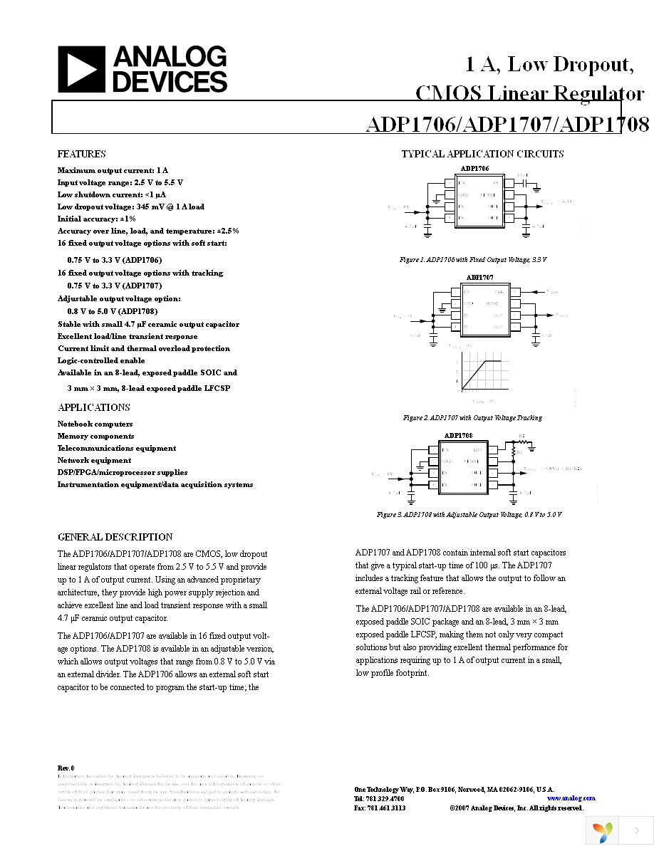 ADP1706ARDZ-3.3-R7 Page 1