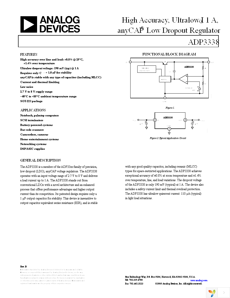 ADP3338AKCZ-5-REEL Page 1