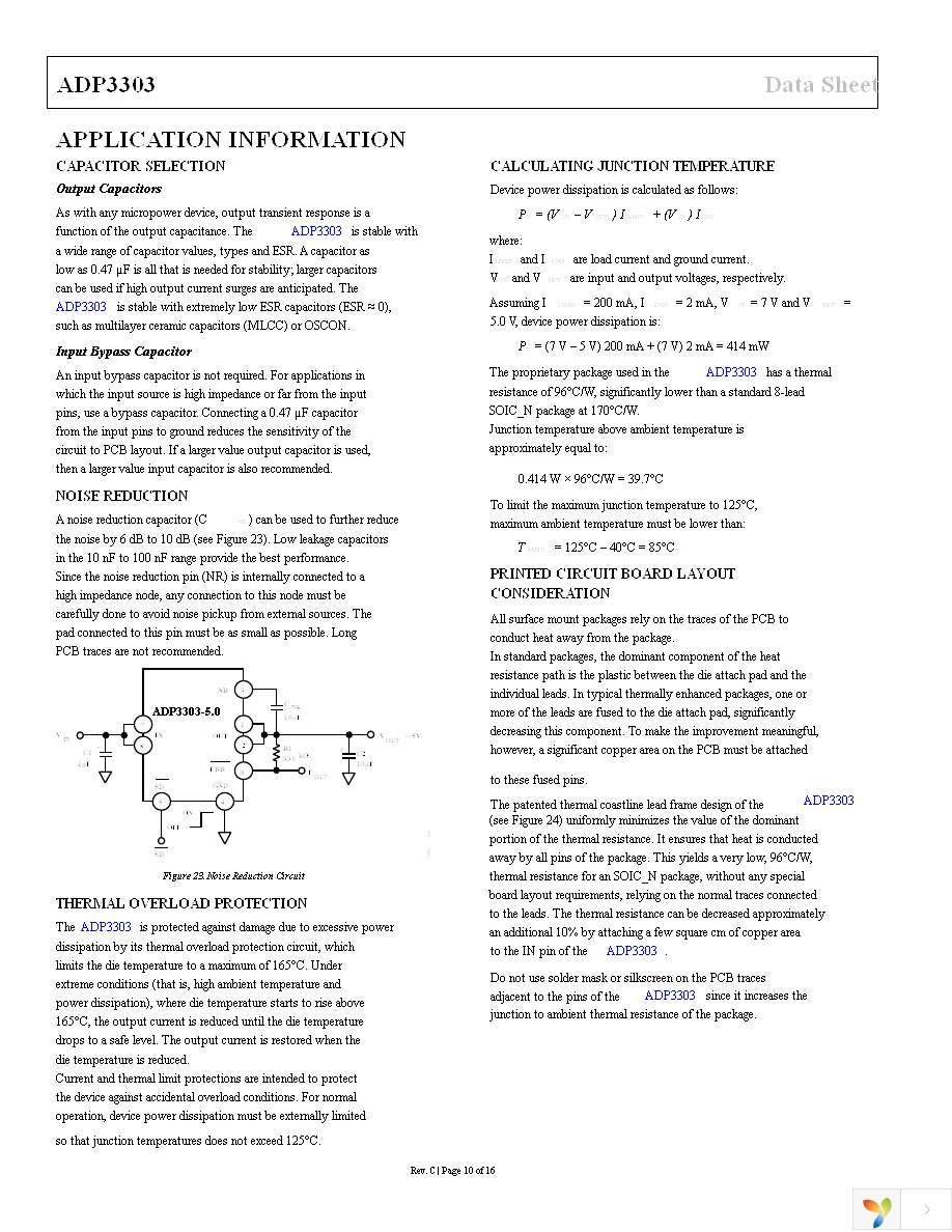 ADP3303ARZ-3.3-RL7 Page 10