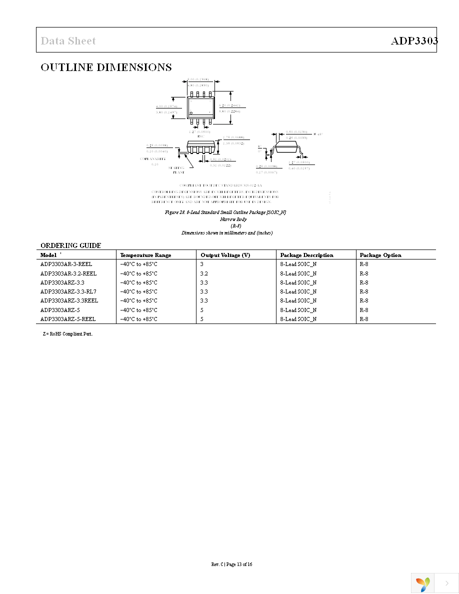 ADP3303ARZ-3.3-RL7 Page 13