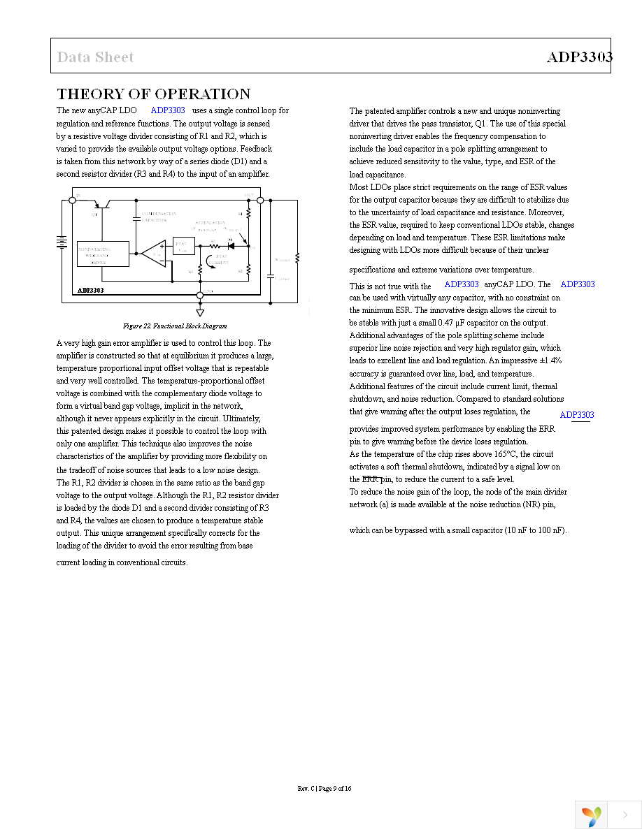 ADP3303ARZ-3.3-RL7 Page 9