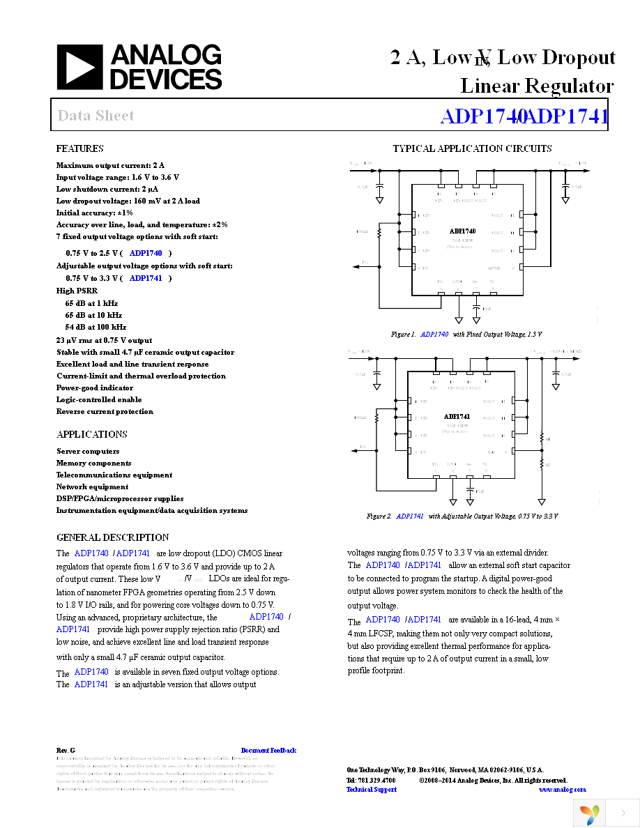 ADP1741ACPZ-R7 Page 1