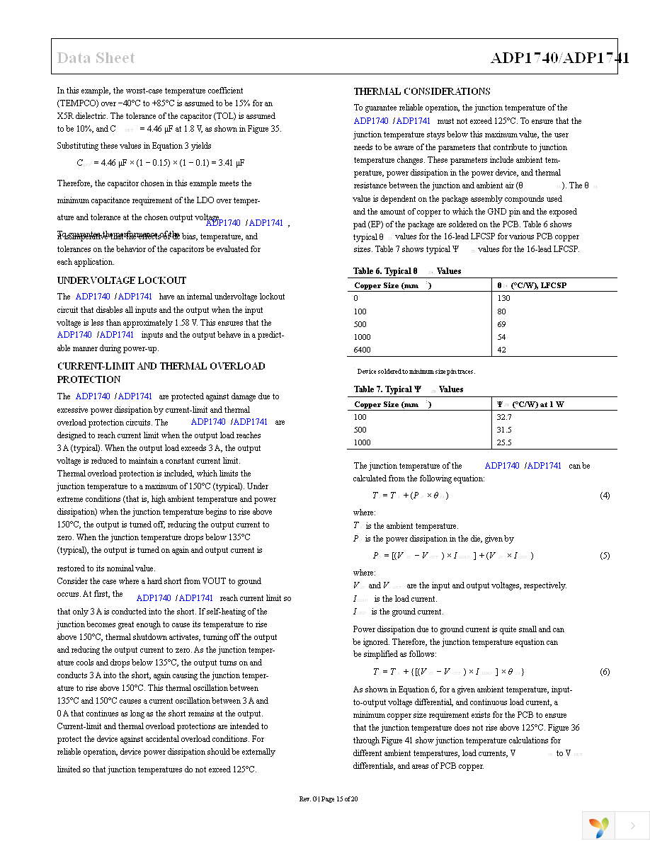 ADP1741ACPZ-R7 Page 15