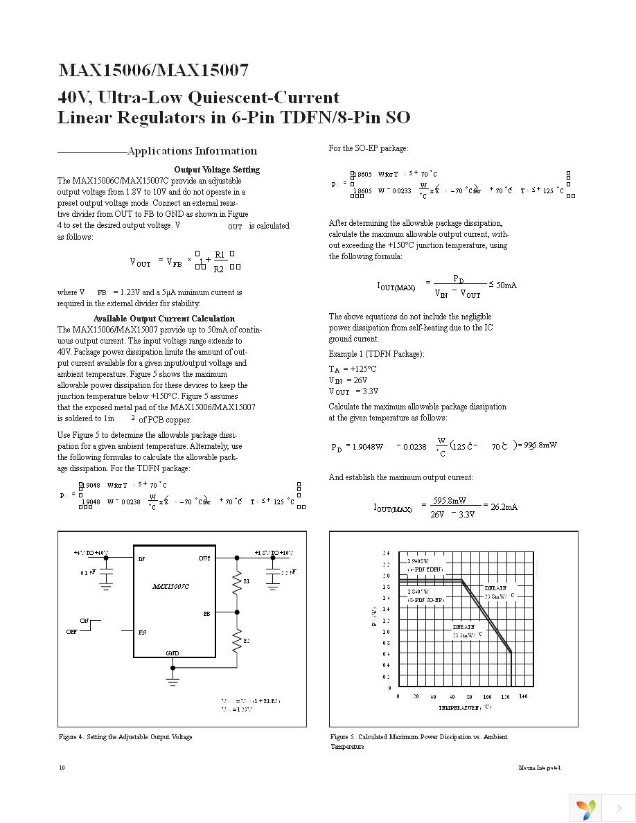 MAX15006BATT+T Page 10