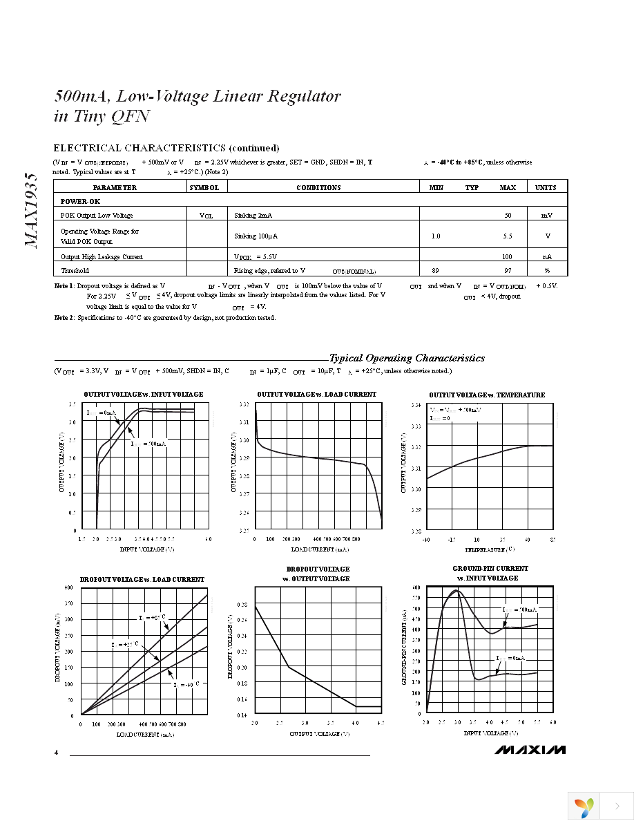 MAX1935ETA+T Page 4