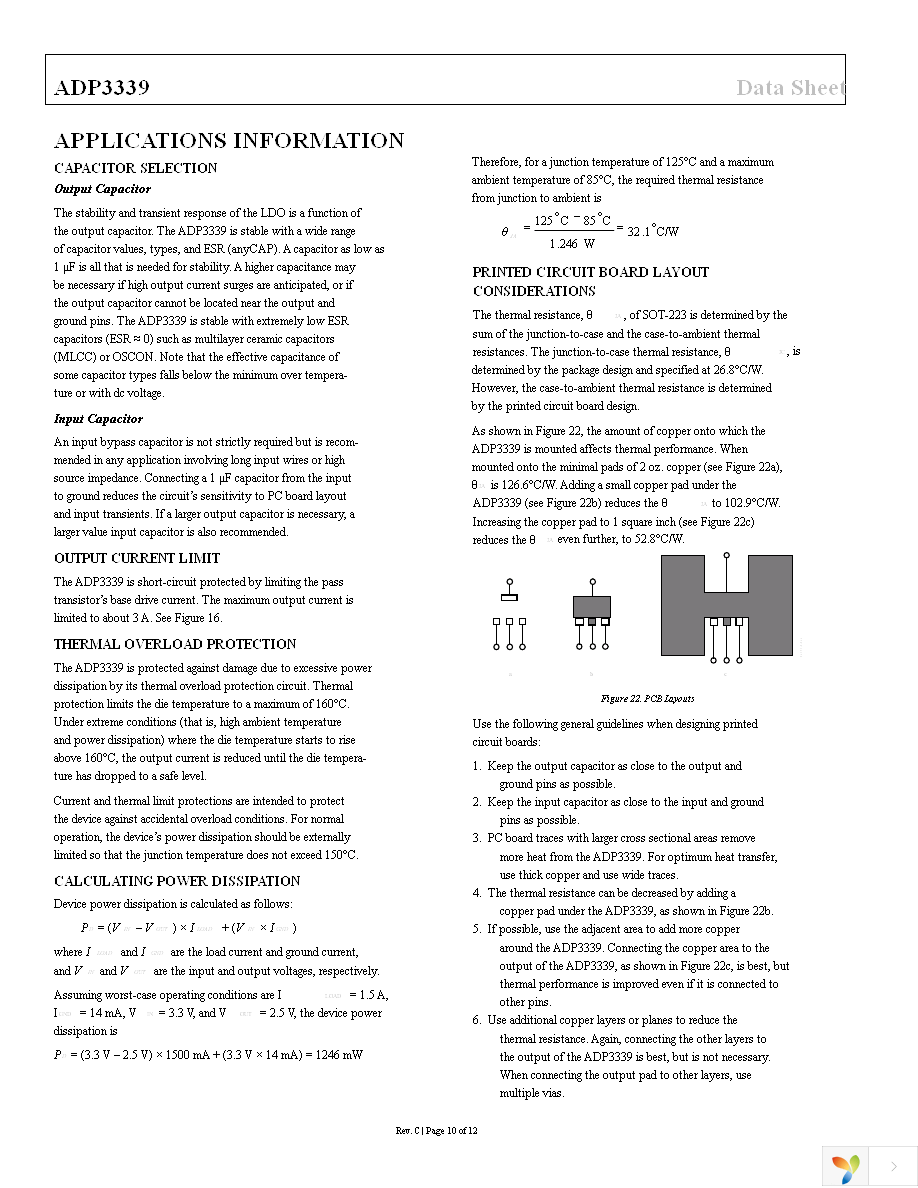 ADP3339AKCZ-3.3-R7 Page 10