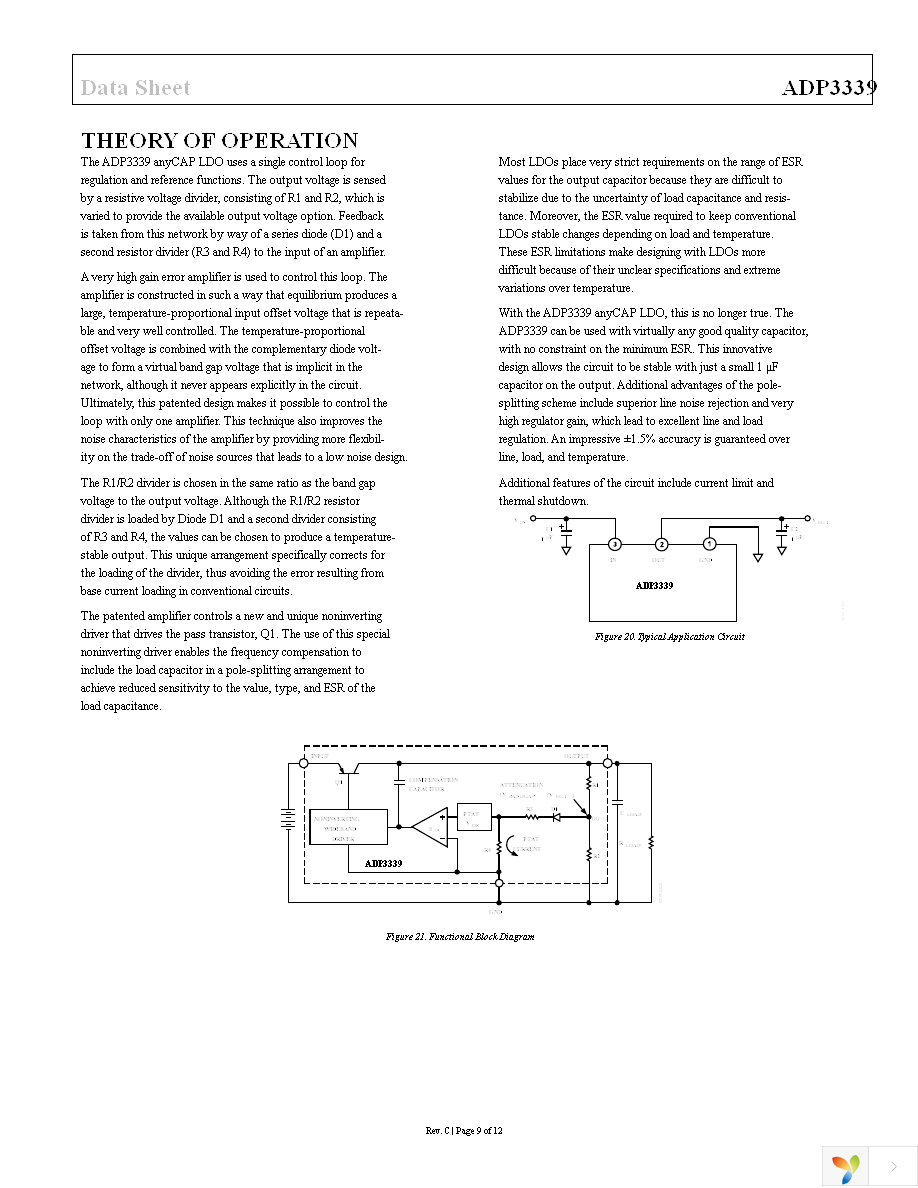 ADP3339AKCZ-3.3-R7 Page 9