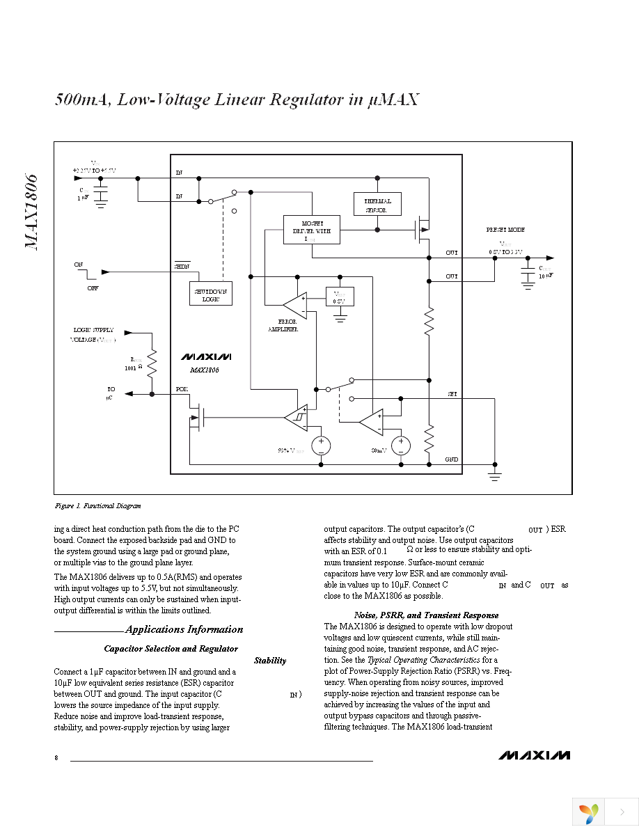 MAX1806EUA33+ Page 8