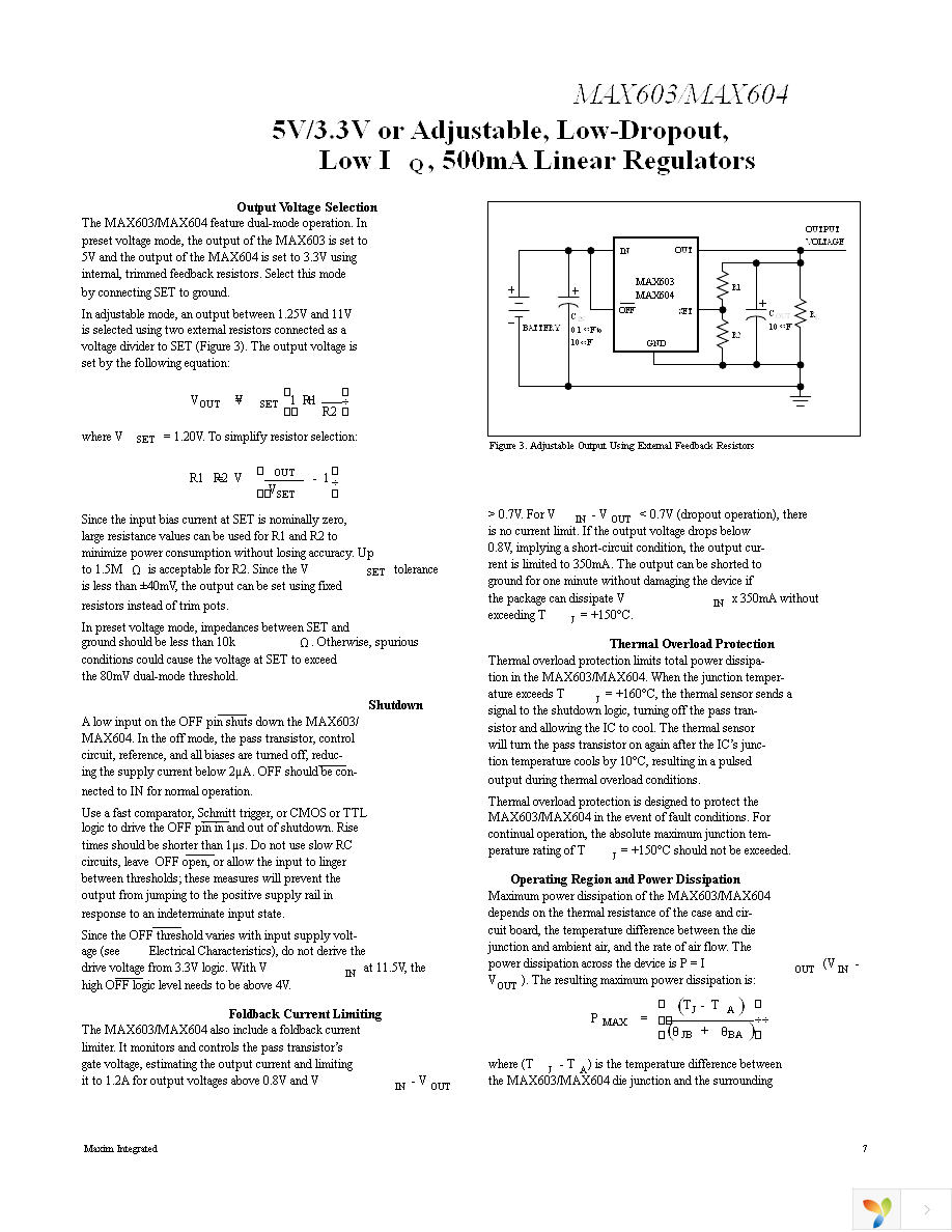 MAX604CSA+ Page 7