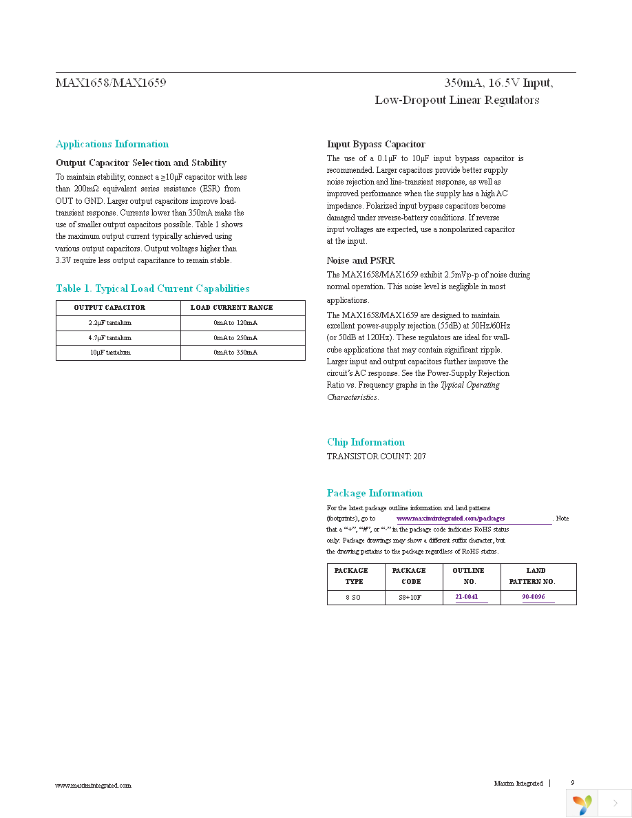 MAX1658ESA+ Page 9