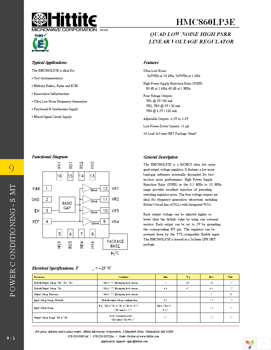 HMC860LP3E Page 3