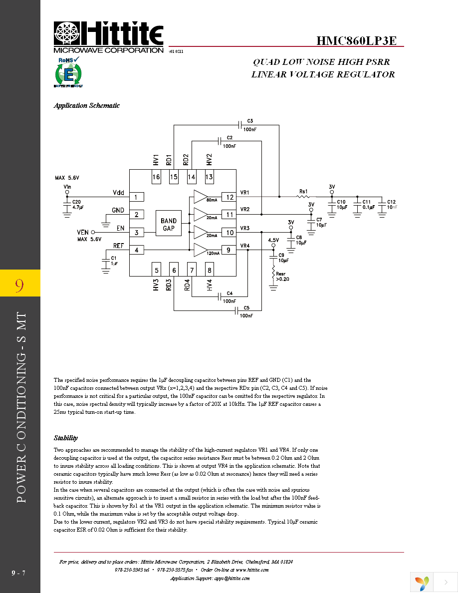 HMC860LP3E Page 9