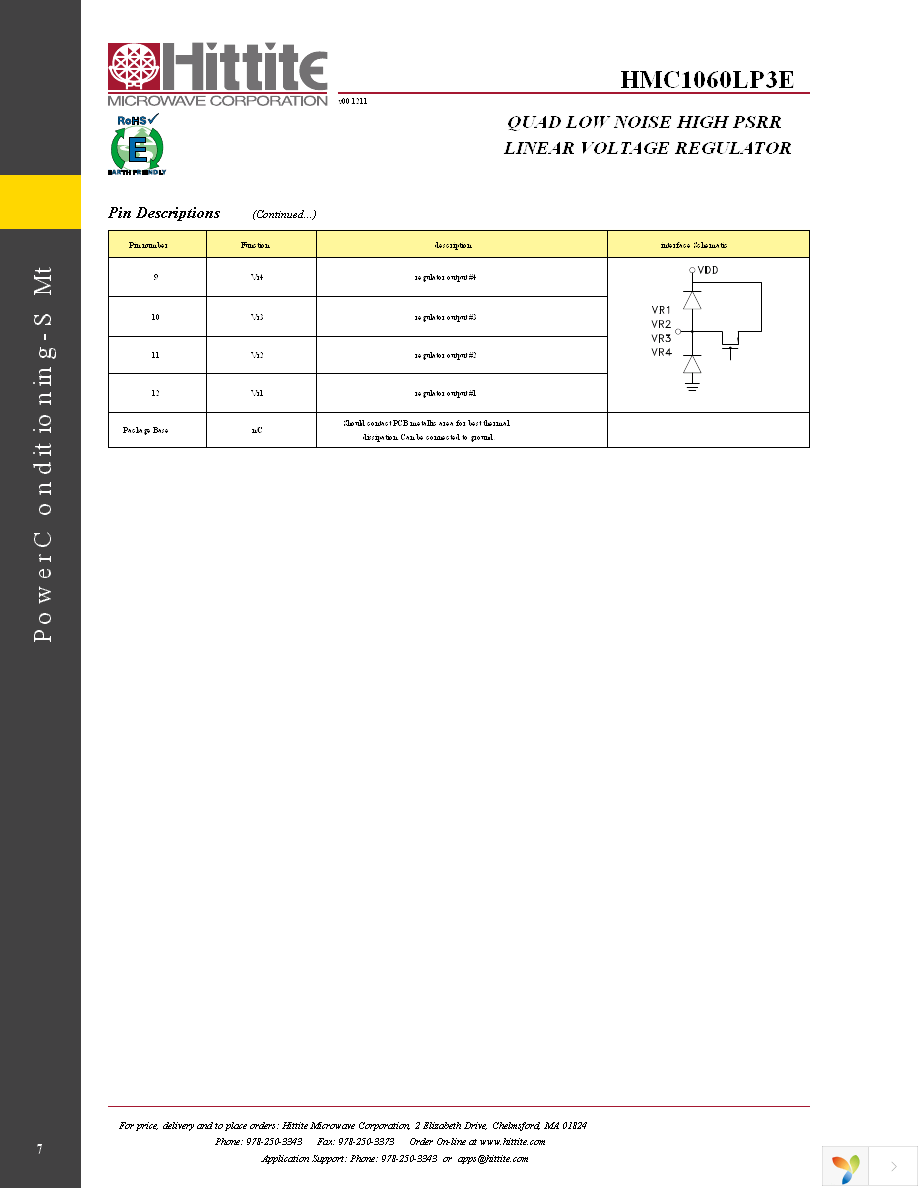 HMC1060LP3E Page 9