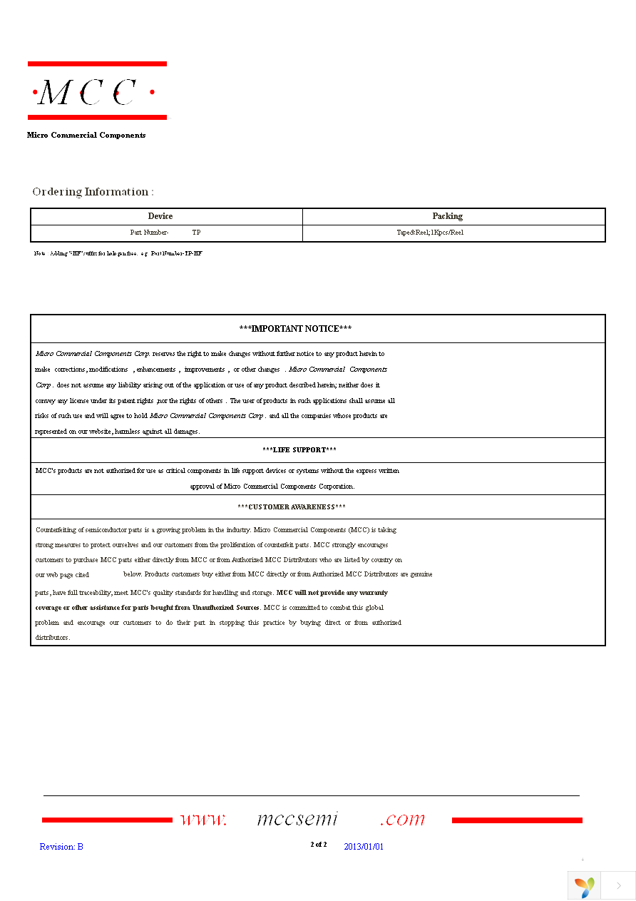 MC78L06F-TP Page 2