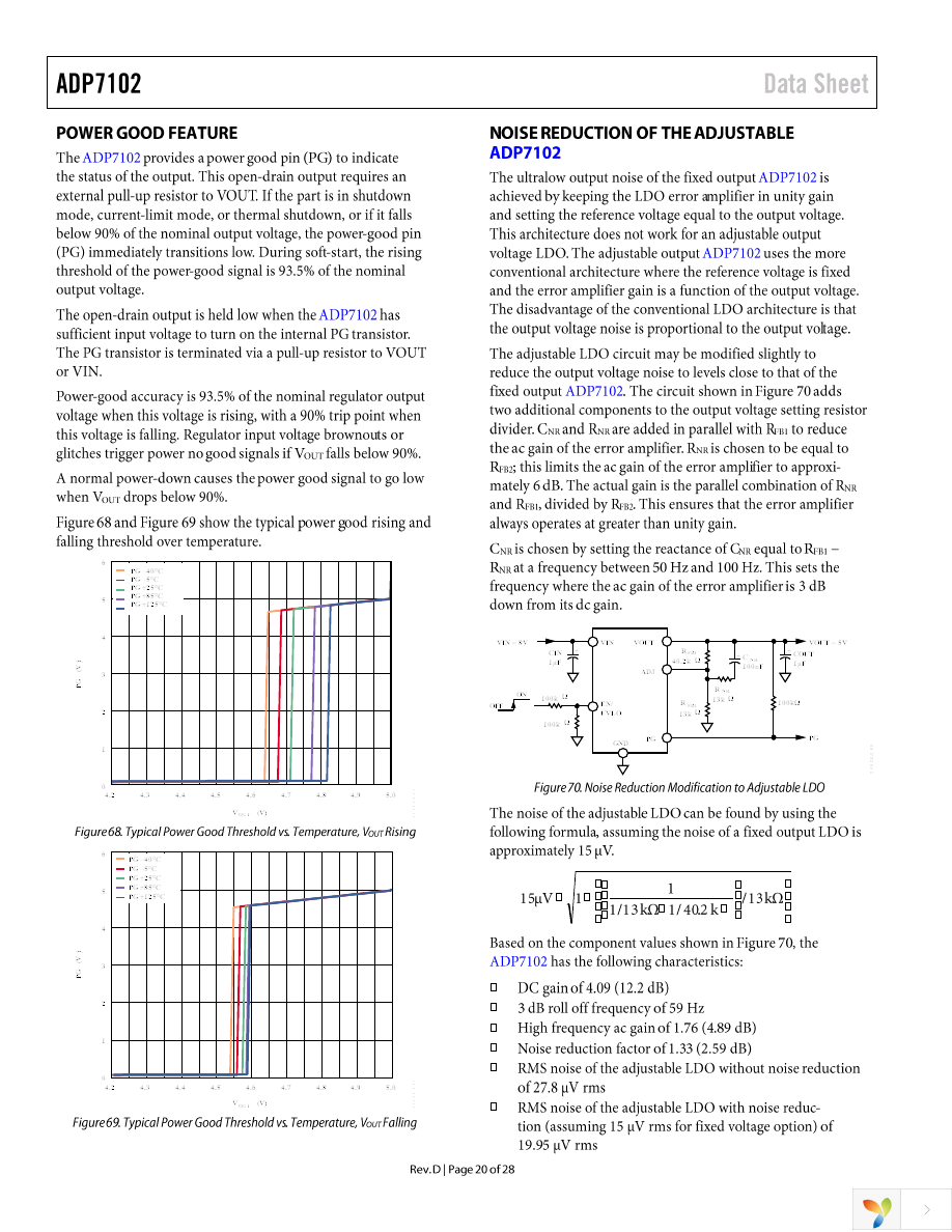 ADP7102ARDZ-5.0-R7 Page 20