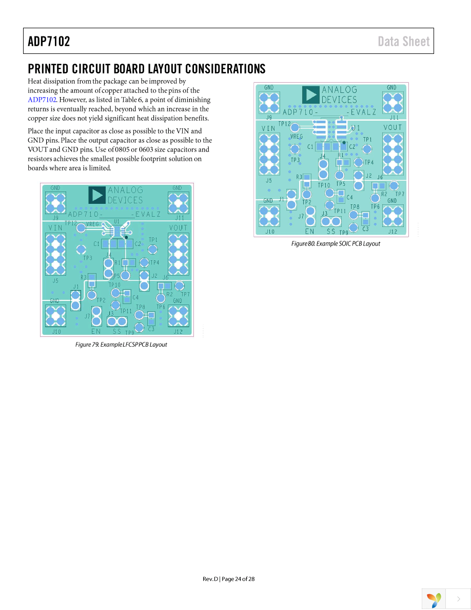 ADP7102ARDZ-5.0-R7 Page 24