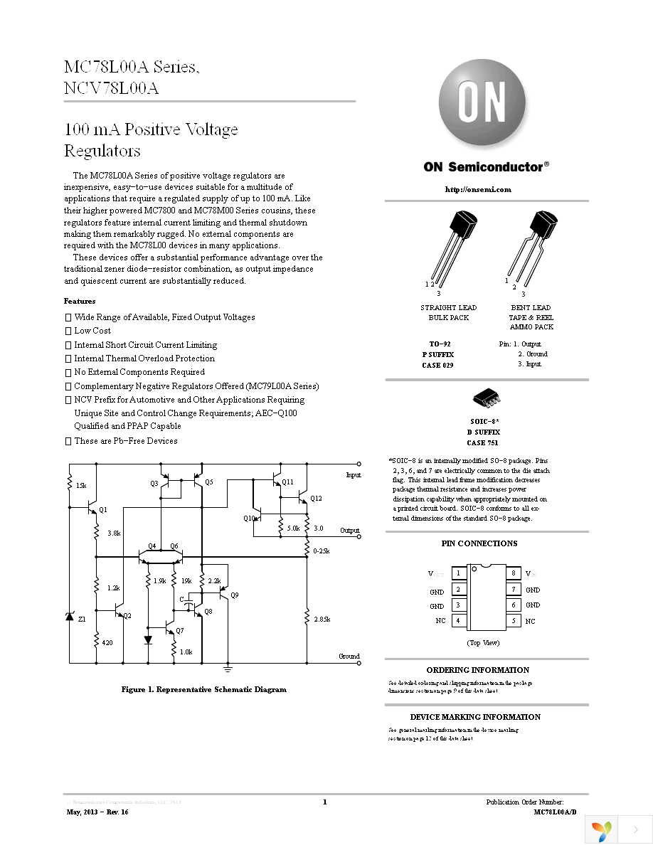 MC78L05ABDR2G Page 1