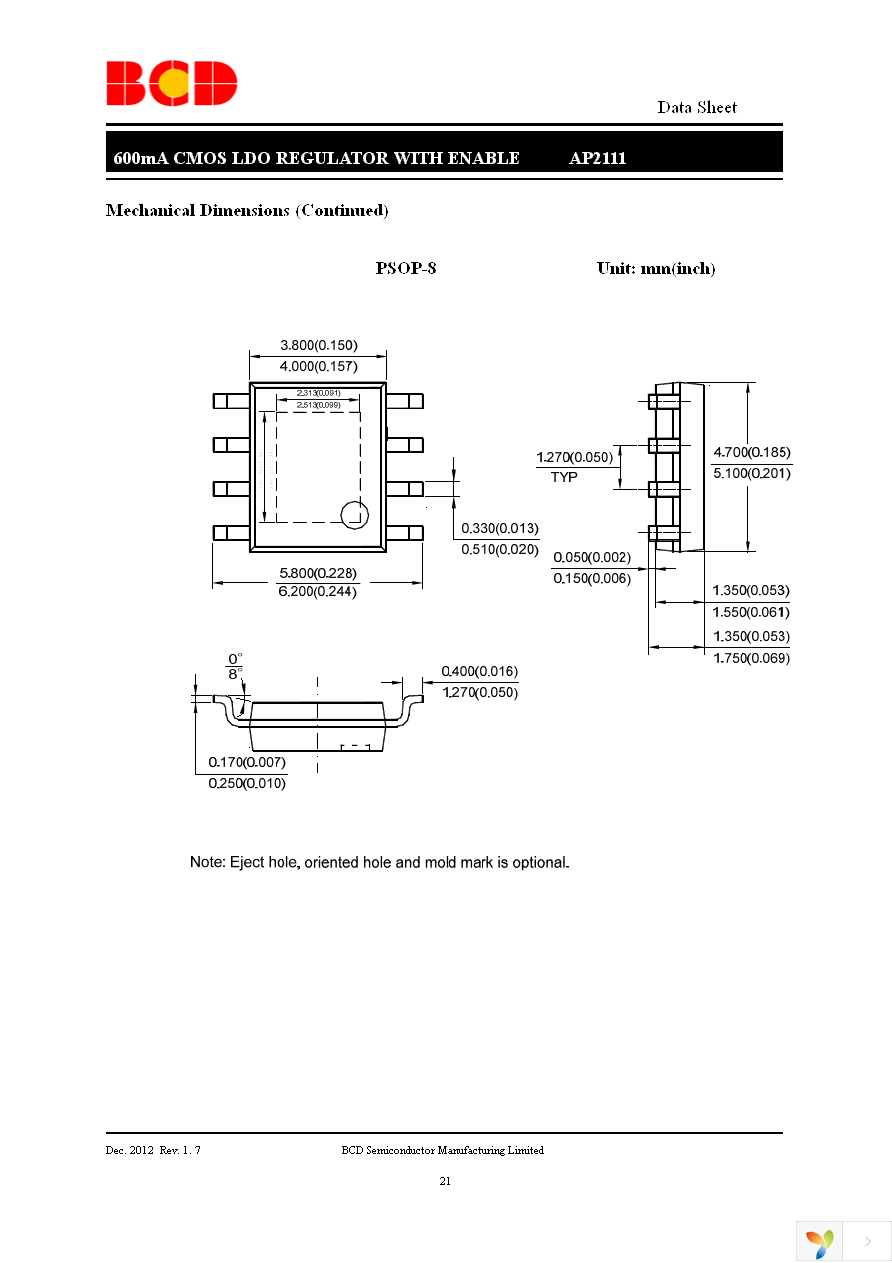 AP2111H-3.3TRG1 Page 21