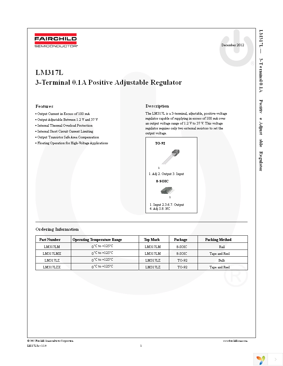 LM317LZX Page 1