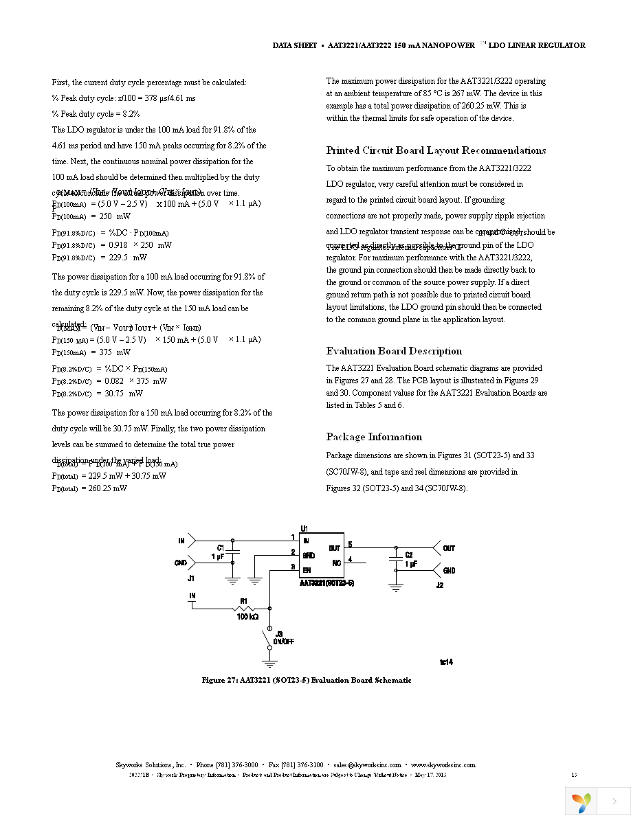 AAT3221IGV-3.3-T1 Page 13