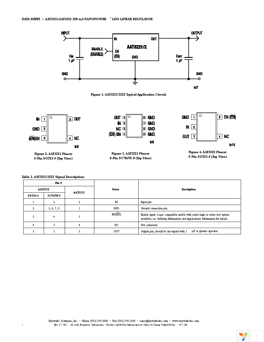 AAT3221IGV-3.3-T1 Page 2