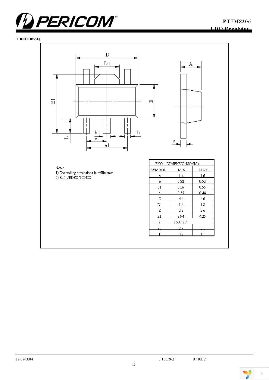 PT7M8206B33TA5EX Page 11