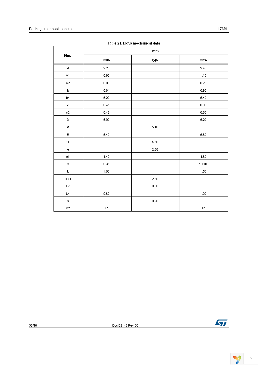 L78M05CDT-TR Page 36