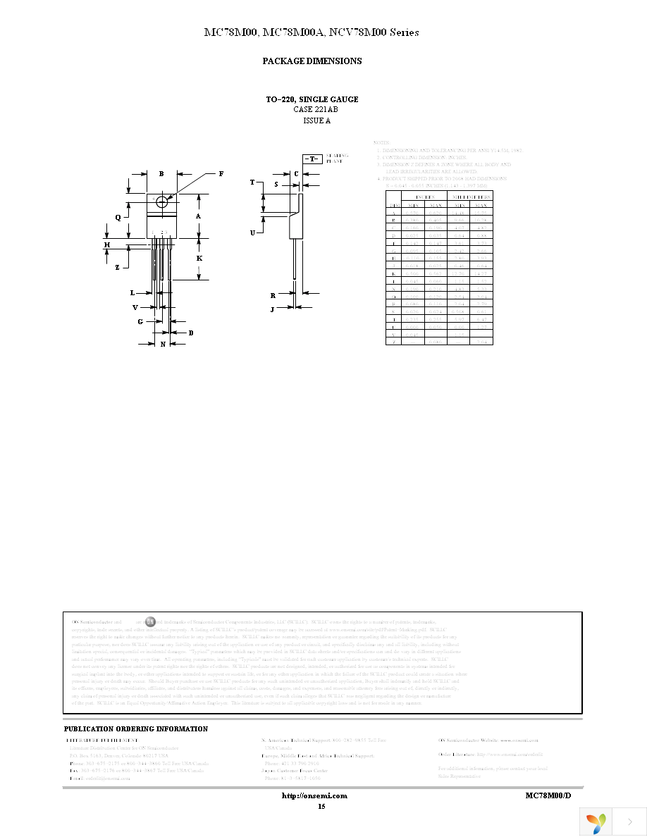 MC78M05CDTRKG Page 15