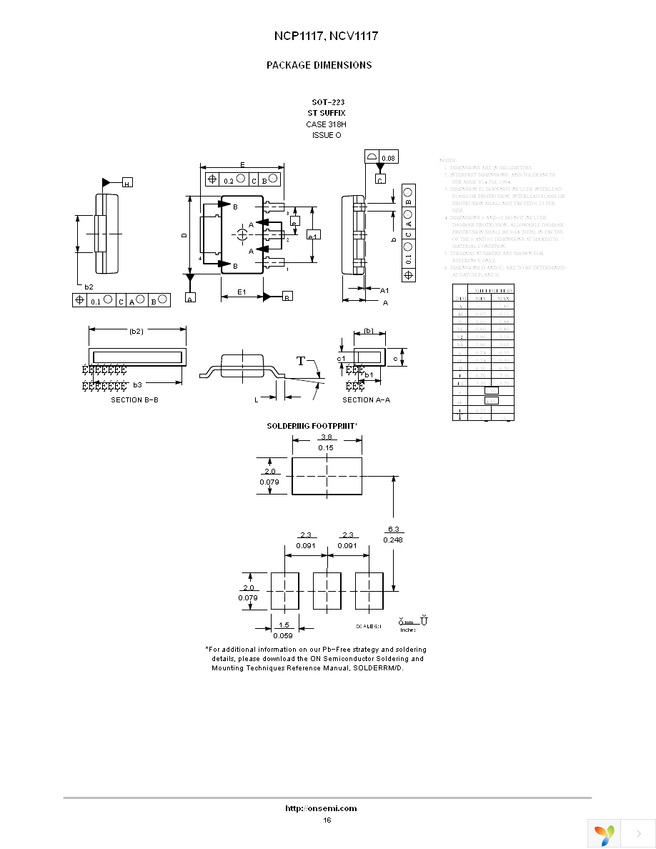 NCP1117ST50T3G Page 16