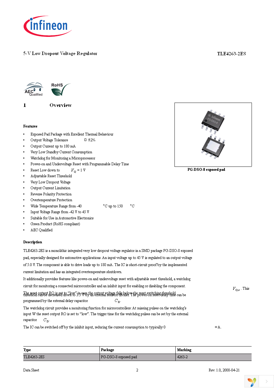 TLE4263-2ES Page 2